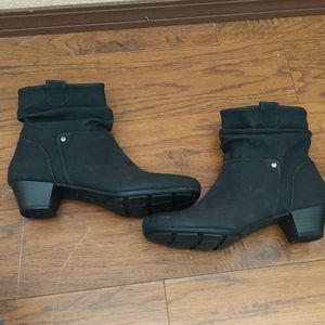 Black ankle boots